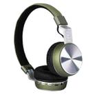 FG-66 Subwoofer Wireless Bluetooth Headset Support TF Card & FM Radio(Green) - 1