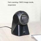 Deli One-Dimensional Code Two-Dimensional Code Screen Barcode Scanner Supermarket Catering Stores Scanner, Model: 14960 Black - 2