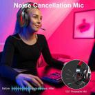 ERXUNG J5 Head-Mounted Gaming Headset Wire-Controlled Desktop Computer Gaming With Microphone  Luminous Headset(Black Red) - 3