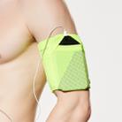 Reflective Motion Arm Bag Close Mobile Phone Bag, Size:M(Fluorescent Yellow) - 1