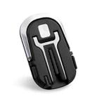 3 PCS Creative Car Phone Holder Car Multi-Function Air Outlet Navigation Ring Bracket(Black) - 1