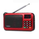 Rolton W405 Portable Mini FM Radio TF Card USB Receiver Music Player with LED Display(Red) - 1