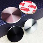 10 PCS CD Texture Aluminum Alloy Magnetic Sheet Magnetic Patch Set For Car Phone Holder, With Alcohol Cotton Sheet And Protective Film(Black) - 3