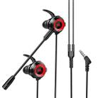 98K 3.5mm Game Earphone In-Ear Wired Computer Phone Headset with Mic(Black) - 1