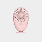 A6 Mute Colorful Light Mini Fan Portable Outdoor Handheld USB Fan(Pink) - 1