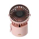 F852 Handheld Portable USB Mini Hanging Neck Fan(Begonia Powder) - 1