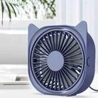 M105 Desktop Mini Cute Portable USB Fan(Deep Blue) - 1