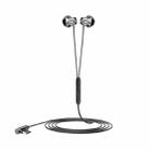 F12 Elbow Earbud Headset Wire Control With Wheat Mobile Phone Headset, Colour: Type-C (Gray) - 1