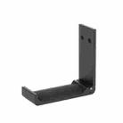 Headphone Bracket Internet Cafe Monitor Earphone Hanger Desktop Earphone Display Stand, Style: Paste Screw Type (Black) - 1