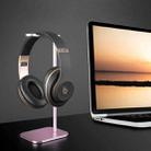 Z9 Headset Aluminum Alloy Bracket Internet Cafe Headset Display Stand(Rose Gold) - 9