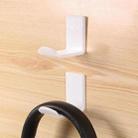 2 PCS Headphone Bracket Sticky Headset Hanger(White) - 5