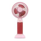 DM-7 Desktop Dormitory Mini Large Wind Portable USB Fan(Red) - 1