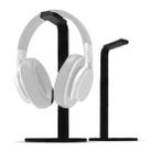 Aluminum Alloy Headphone Holder H-Stand Headphone Display Stand Headphone Storage Rack(Black) - 1