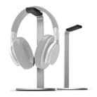 Aluminum Alloy Headphone Holder H-Stand Headphone Display Stand Headphone Storage Rack(Silver) - 1