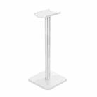 Headphone Holder Aluminum Alloy Internet Cafe Computer Headphone Stand Hanger Hook Display Shelf( D5 Silver White) - 1