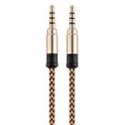 3.5mm Male To Male Car Stereo Gold-Plated Jack AUX Audio Cable For 3.5mm AUX Standard Digital Devices, Length: 3m(Golden) - 1