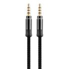 3.5mm Male To Male Car Stereo Gold-Plated Jack AUX Audio Cable For 3.5mm AUX Standard Digital Devices, Length: 3m(Black) - 1