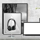 D6 Headset Aluminum Alloy Earphone Holder Internet Cafe Computer Headphone Hanger Display Shelf(Black) - 11
