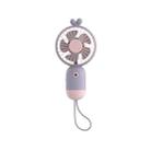 C2261 USB Portable Big Wind Super Quiet Mini Multi-Function Handheld Fan(Purple) - 1