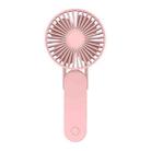 F1 USB Portable Lazy Hanging Neck Fan Mini Folding Handheld Fan(Pink) - 1