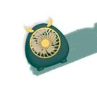 6007 Lanyard Portable Desktop USB Handheld Mini Fan(Antlers-Green) - 1