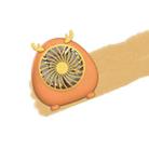 6007 Lanyard Portable Desktop USB Handheld Mini Fan(Antlers-Orange) - 1