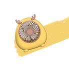 6007 Lanyard Portable Desktop USB Handheld Mini Fan(Antlers-Yellow) - 1