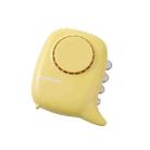 D2 Dinosaur Hanging Neck Fan Multifunctional USB Mini Desktop Handheld Outdoor Night Light Fan(Yellow) - 1