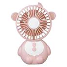 SFHJ2 Mini USB Handheld Portable Table Lamp Fan(Pink) - 1