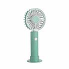 W8 USB Hanging Neck Small Fan Outdoor Children Folding Portable Handheld Fan(Green) - 1