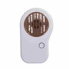 V6 Mini USB Lazy Hanging Neck Fan Outdoor Portable Handheld Pocket Fan(White) - 1