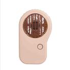 V6 Mini USB Lazy Hanging Neck Fan Outdoor Portable Handheld Pocket Fan(Pink) - 1