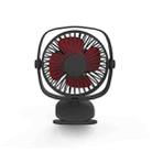 SF-L12 Multifunctional Desktop Mini Fan Baby Carriage Dormitory Office Portable Clip Fan(Black) - 1