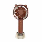 LM-18 Handheld Desktop Portable USB Base Small Fan(Brown) - 1