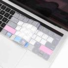 JRC English Version Colored Silicone Laptop Keyboard Protective Film For MacBook Pro 13.3 inch A1278(Soothing Color) - 2