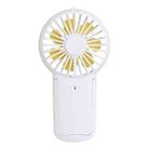 P9 Mobile Phone Holder Mini Fan Outdoor Children Hanging Neck USB Fan(White) - 1