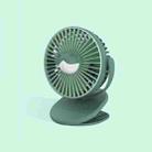 MF004 Dormitory Desktop Office Stroller Mini Portable USB Clip Fan(Green) - 1