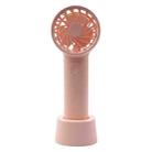 M2 Hand-Held Aromatherapy Fan 5 Gear High Wind Power(Pink) - 1