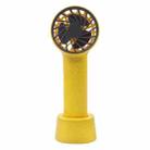 M2 Hand-Held Aromatherapy Fan 5 Gear High Wind Power(Yellow) - 1