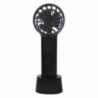 M2 Hand-Held Aromatherapy Fan 5 Gear High Wind Power( Black) - 1