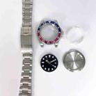 For ETA2836/Pearl 3804 Movement 867 GMT Watch Accessories 40MM Stainless Steel Case(Blue Red) - 1