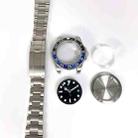 For ETA2836/Pearl 3804 Movement 867 GMT Watch Accessories 40MM Stainless Steel Case(Black Blue) - 1