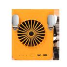 W920 Hanging Waist Hanging Neck Small Fan Outdoor Portable Handheld Usb Charging Turbine Cycle Fan(Orange) - 1