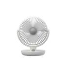 YX-22 Rotating Head Desktop Fan Adjustable Angle Aromatherapy Fan USB Charging Fan(White) - 1