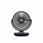 YX-22 Rotating Head Desktop Fan Adjustable Angle Aromatherapy Fan USB Charging Fan(Dark Blue) - 1