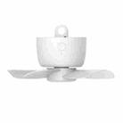 Mosquito Nets Camping Fan Dormitory Remote Control Mini Rechargeable USB Ceiling Fan(8000mAh White) - 1