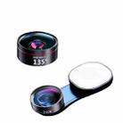 Wide Angle + Macro + Fill Light Mobile Phone Lens Professional Shooting External HD Camera Set - 2