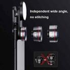 Wide Angle + Macro + Fill Light Mobile Phone Lens Professional Shooting External HD Camera Set - 7