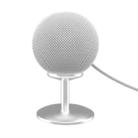 Bluetooth Speaker Stand Speaker Rechargeable Metal Bracket For Apple HomePod Mini(Silver) - 3