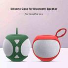 Speaker Protective Cover Home Audio Soft Silicone Protective Case For Apple HomePod Mini(Red) - 7